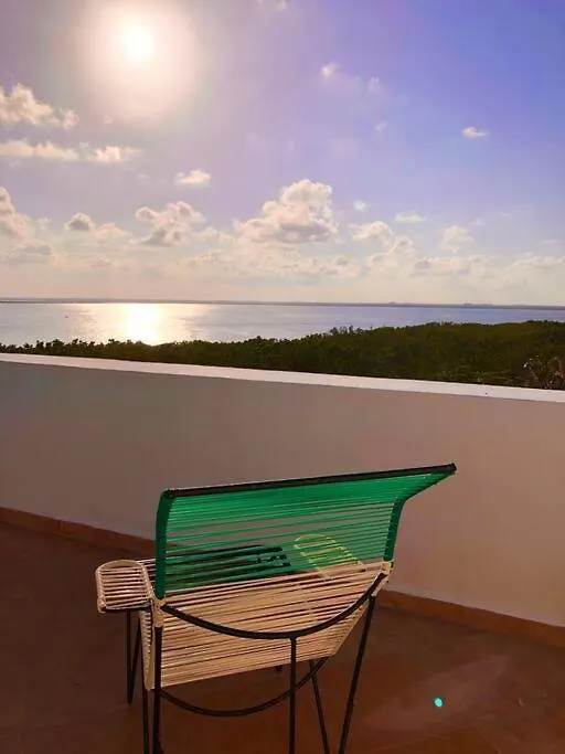 Apartment Beachfront Ph+Roof Garden, Ocean & Lagoon Views Mexico